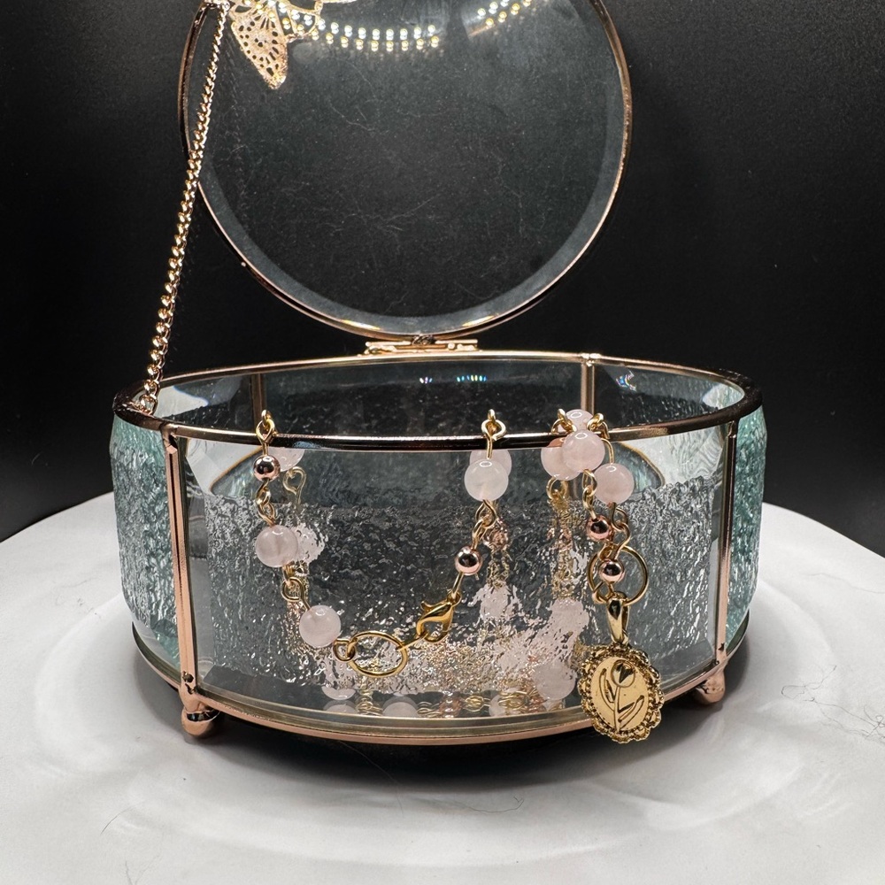Moonlit Jade & Pearl Necklace — Soft Goth Meets Victorian Elegance